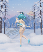 Hatsune Miku White Rabbit (Pearl Color Ver.) Bi Cute Bunnies