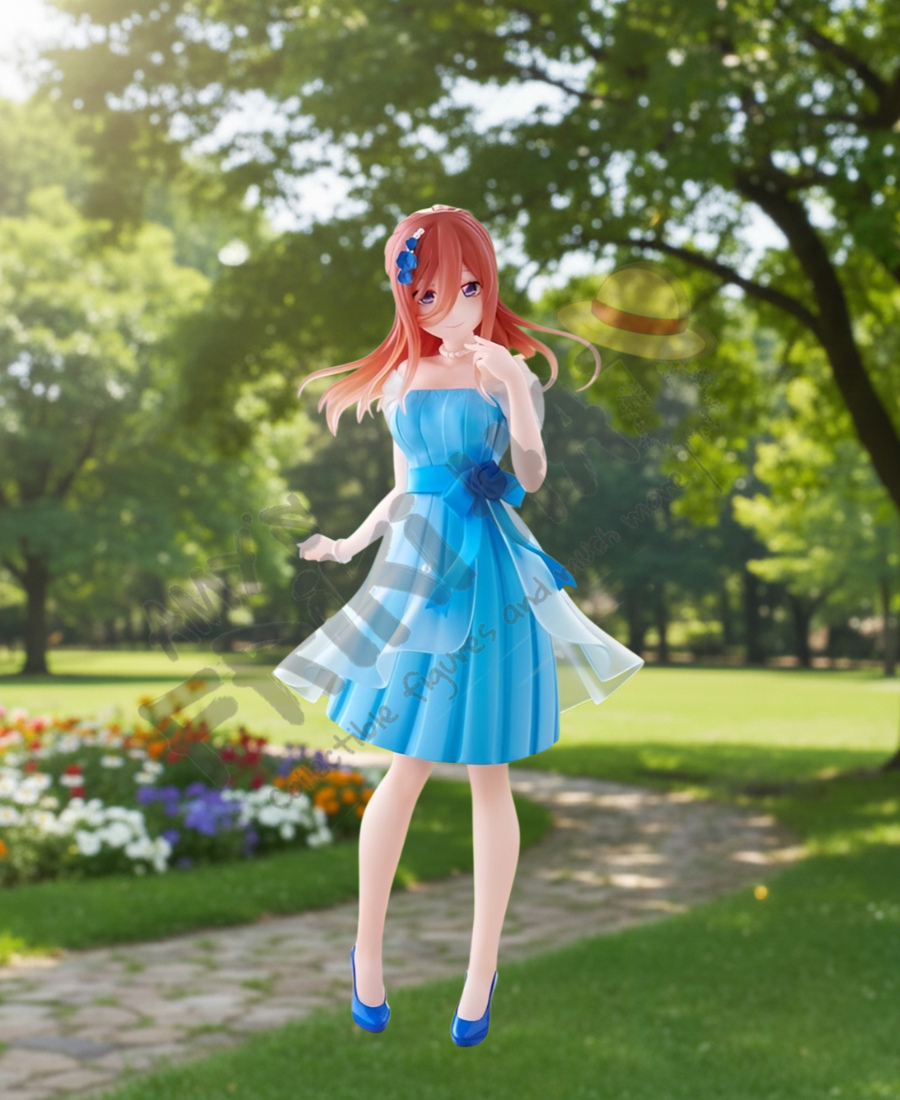 Miku Nakano Pastel Dress Go-Tōbun No Hanayome Trio Try It