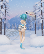 Hatsune Miku White Rabbit (Pearl Color Ver.) Bi Cute Bunnies