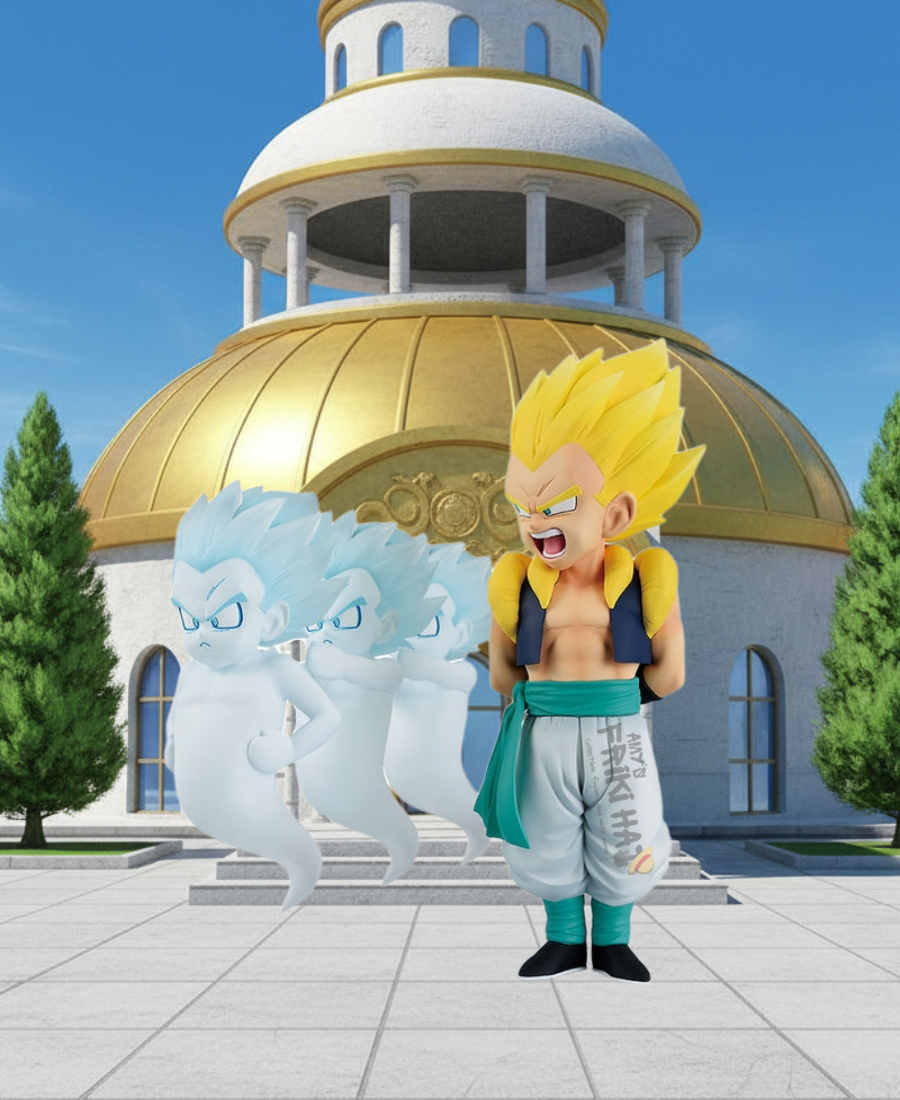 Super Saiyan Gotenks y Ghost Dragon History II Dragon Ball Z Ichiban Kuji Premio D Revible Moment