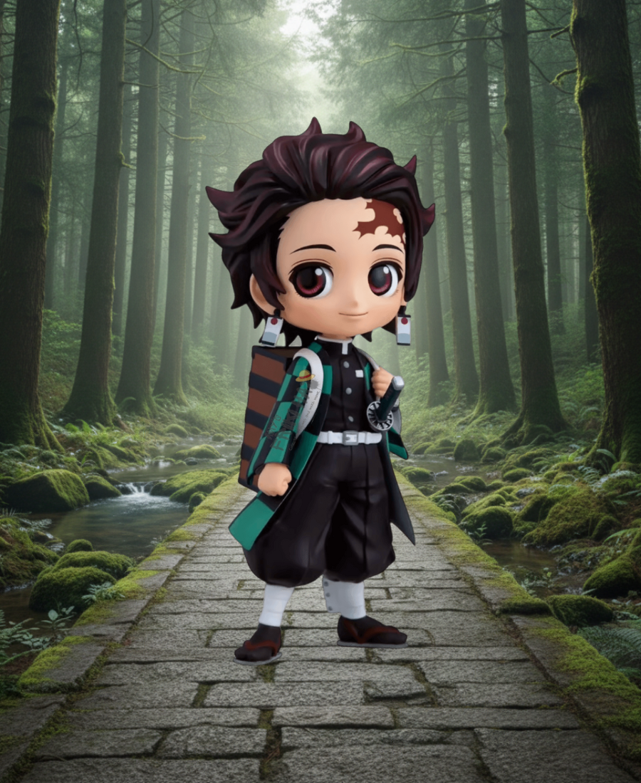 Tanjiro Kamado Kimetsu No Yaiba Qposket